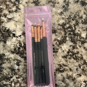 New set of five makeup brushes. Made by MOTD.  NWOT.